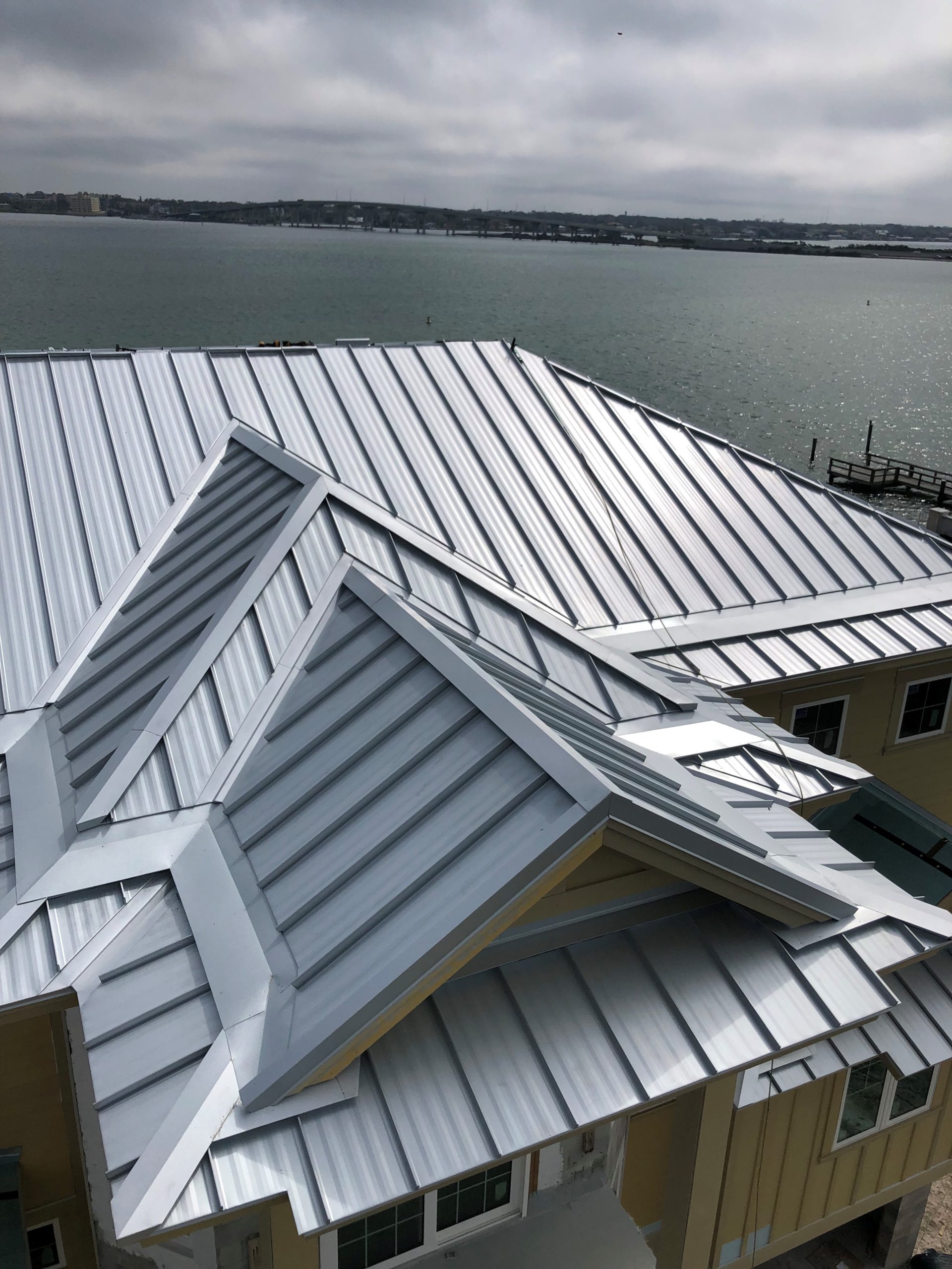 Silver-Metal roof